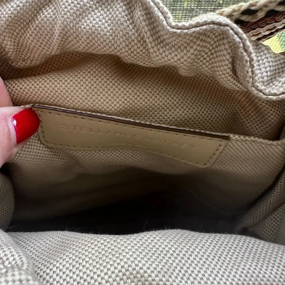 Stella McCartney Natural Woven Round Crossbody Bag, Excellent Used Condition - Picture 8 of 10